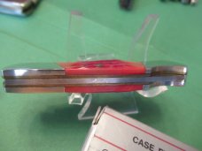 Case XX 1989 Centennial Red Bone Lock Back Pattern # R61225  L SS