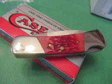 Case XX 1989 Centennial Red Bone Lock Back Pattern # R61225  L SS