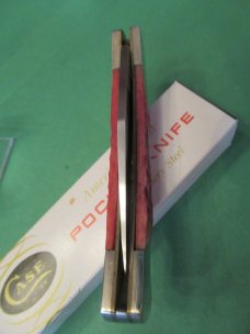 Case XX 1989 Centennial Red Bone Lock Back Pattern # R61405 L SS