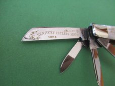 Fight'N Rooster 8 Blade Pearl Congress Made for Kentucky Cutlery Ass.