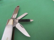 Fight'N Rooster 8 Blade Pearl Congress Made for Kentucky Cutlery Ass.