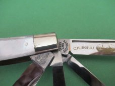 Fight'N Rooster 8 Blade Pearl Congress Made for Kentucky Cutlery Ass.