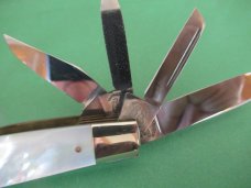Fight'N Rooster 8 Blade Pearl Congress Made for Kentucky Cutlery Ass.