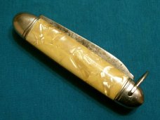 VINTAGE RCMP RICHARDS SHEFFILD ENGLAND FOLDING SCOUT POCKET WATCH FOB RAILROAD KNIFE KNIVES OLD