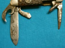VINTAGE IMPERIAL USA FIVE BLADE BOY SCOUT 1046 SCREWDRIVER CAMP FOLDING POCKET KNIFE KNIVES OLD