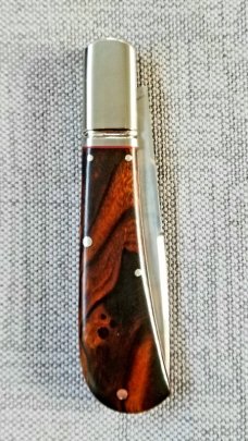 Kroo MADISON Barlow..Desert Ironwood..Fluted Elongated bolsters..red accents..Rwl34 and filework.1st