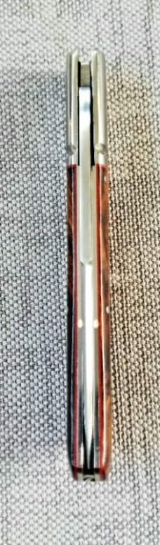 Kroo MADISON Barlow..Desert Ironwood..Fluted Elongated bolsters..red accents..Rwl34 and filework.1st