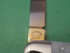 Fight'N Rooster Gold Blade Pearl Whittler for the Tar Heel Club 1981 