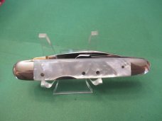 Fight'N Rooster Gold Blade Pearl Whittler for the Tar Heel Club 1981 