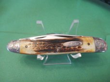 Case XX 1984 Second Cut Stag Whittler Scrolled Bolsters Pattern # 5380 SS
