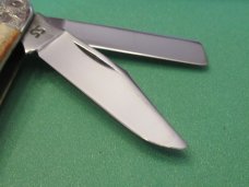 Case XX 1984 Second Cut Stag Whittler Scrolled Bolsters Pattern # 5380 SS