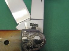 Case XX 1984 Second Cut Stag Whittler Scrolled Bolsters Pattern # 5380 SS