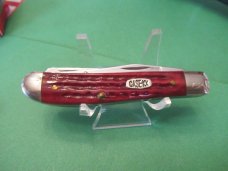 Case XX 1996 First Year Issue Red Pocket Worn Pattern # 6207 SS