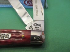 Case XX 1996 First Year Issue Red Pocket Worn Pattern # 6207 SS