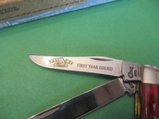 Case XX 1996 First Year Issue Red Pocket Worn Pattern # 6207 SS