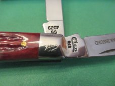 Case XX 1996 First Year Issue Red Pocket Worn Pattern # 6207 SS