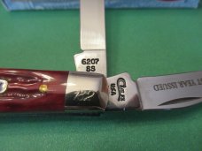 Case XX 1996 First Year Issue Red Pocket Worn Pattern # 6207 SS