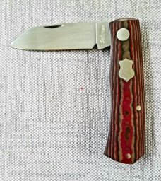 Sakman Steenkamp Custom Rhino...3.5" ...Rwl34..Richlite scales..jeweled liners..slip and pouch