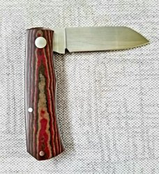 Sakman Steenkamp Custom Rhino...3.5" ...Rwl34..Richlite scales..jeweled liners..slip and pouch
