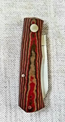 Sakman Steenkamp Custom Rhino...3.5" ...Rwl34..Richlite scales..jeweled liners..slip and pouch