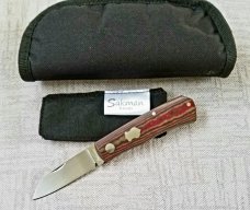 Sakman Steenkamp Custom Rhino...3.5" ...Rwl34..Richlite scales..jeweled liners..slip and pouch