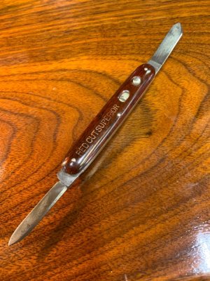 Schrade Cut Co Red Cut Superior double switch blade