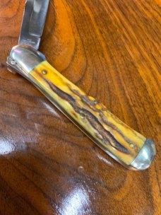 Jaeger Bros. Beautiful Stag Auto Knife