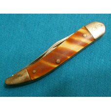 VINTAGE PRE 1950S USA IMPERIAL PROV RI FANCY CANDY STRIPE FOLDING POCKET KNIFE KNIVES OLD ANTIQUE