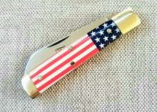 Great Eastern 491121 Freedom Flag Acrylic..1095..3.25" closed...sheepsfoot..new in tube