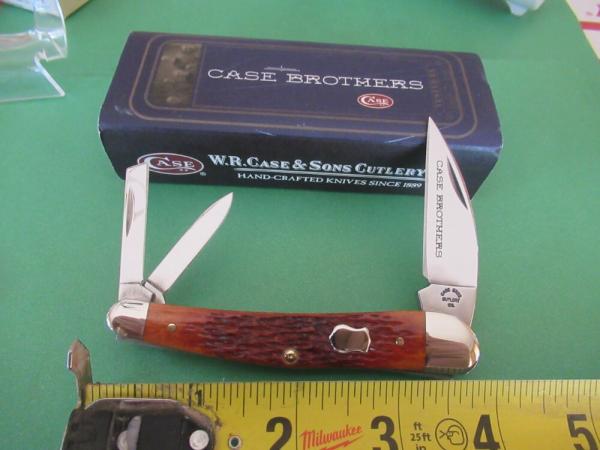 Case Brothers 2003 Chestnut Bone Seahorse Whittler Pattern # 6355WH SS Case Brothers 2003 Chestnut Bone Seahorse Whittler Pattern # 6355WH SS