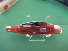 Case Brothers 2003 Chestnut Bone Seahorse Whittler Pattern # 6355WH SS