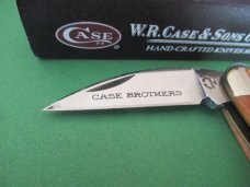 Case Brothers 2003 Chestnut Bone Seahorse Whittler Pattern # 6355WH SS