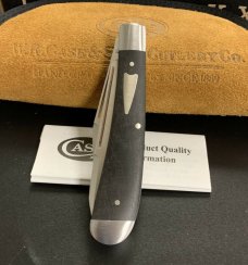 2021 CASE XX TONY BOSE HT TRAPPER - BLACK EBONY WOOD SMOOTH - TB722021 KNIFE 1 of 200