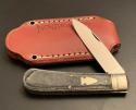  NORTHWOODS ESKY ZULU DENIM MICARTA POCKET KNIFE GEC RARE FIND