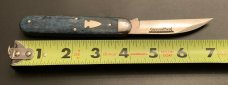  NORTHWOODS BLUE CAMEL BONE FOREST JACK POCKET KNIFE LIGHT USER RARE GEC