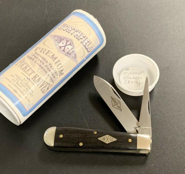 RARE GEC 15 GREAT EASTERN CUTLERY GABON EBONY HARNESS JACK POCKET KNIFE 1/63