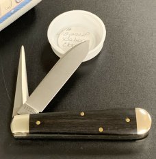  RARE GEC 15 GREAT EASTERN CUTLERY GABON EBONY HARNESS JACK POCKET KNIFE 1/63