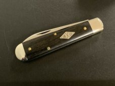  RARE GEC 15 GREAT EASTERN CUTLERY GABON EBONY HARNESS JACK POCKET KNIFE 1/63