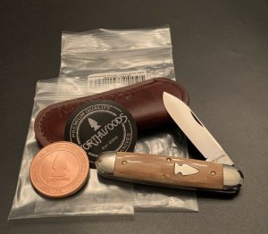 Northwoods Mammoth Ivory Indian River Jack, Traditional Pocket Knife GEC GREAT EASTERN