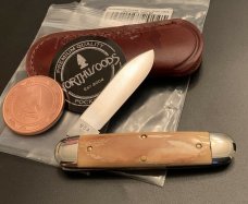 Northwoods Mammoth Ivory Indian River Jack, Traditional Pocket Knife GEC GREAT EASTERN