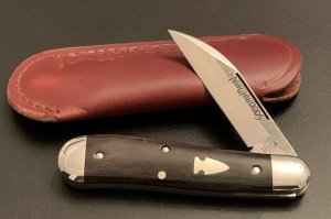 NORTHWOODS KNIVES GIRAFFE BONE FAYETTE JACK POCKET KNIFE GEC 1/100 NM