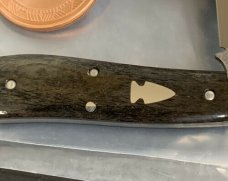 NORTHWOODS KNIVES GIRAFFE BONE FAYETTE JACK POCKET KNIFE GEC 1/100 