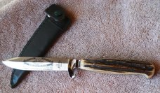 Hubertus Brotzeitmesser Stag Knife / Sheath 