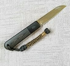 James Brand WAYLAND..4" Barlow..sheepsfoot..Cpm-S35V...Black Micarta & Black SS liner and bolsters 