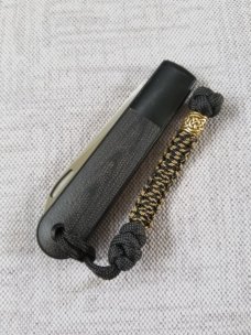 James Brand WAYLAND..4" Barlow..sheepsfoot..Cpm-S35V...Black Micarta & Black SS liner and bolsters 