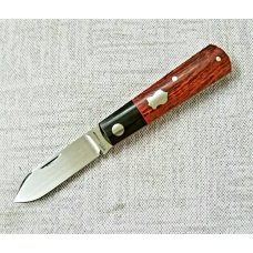 Willem Steenkamp Modern Spear Barlow4quot Rwl34Cocobolo and Micartared accents pouch