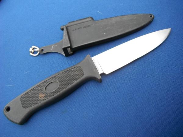AG RUSSELL SEKI JAPAN TACTICAL PSK NECK SURVIVAL KNIFE WITH SHEATH, GREAT HUNTING KNIFE! AG RUSSELL SEKI JAPAN TACTICAL PSK NECK SURVIVAL KNIFE WITH SHEATH, GREAT HUNTING KNIFE!