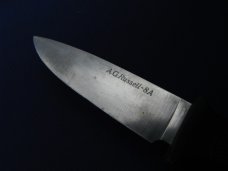  AG RUSSELL SEKI JAPAN TACTICAL PSK NECK SURVIVAL KNIFE WITH SHEATH, GREAT HUNTING KNIFE!
