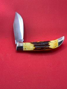 Case XX 5172 Blue Scroll 1977 Big Clasp Knife “ Bulldog”