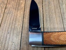 A.G. Russell Model 702M Lockback Seki Japan Pakkawood and Molded Nylon